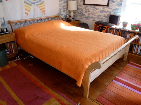 custom tiger maple bed